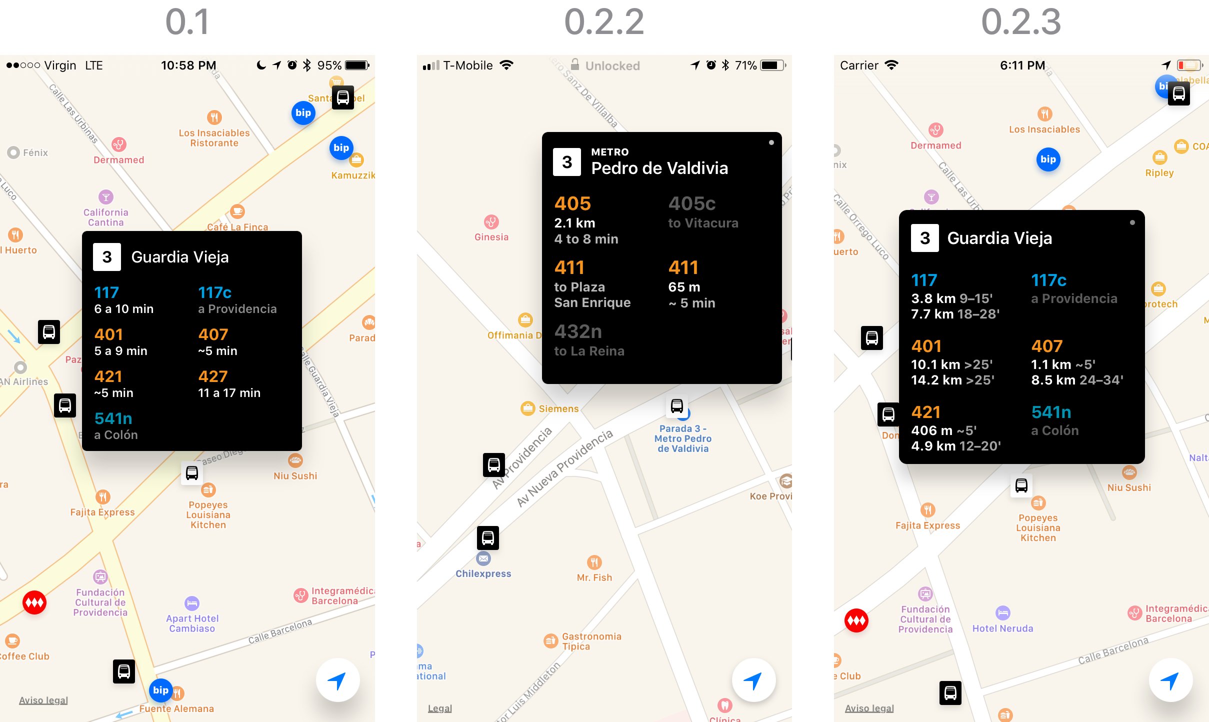 Cromi 0.1, 0.2.2, and 0.2.3